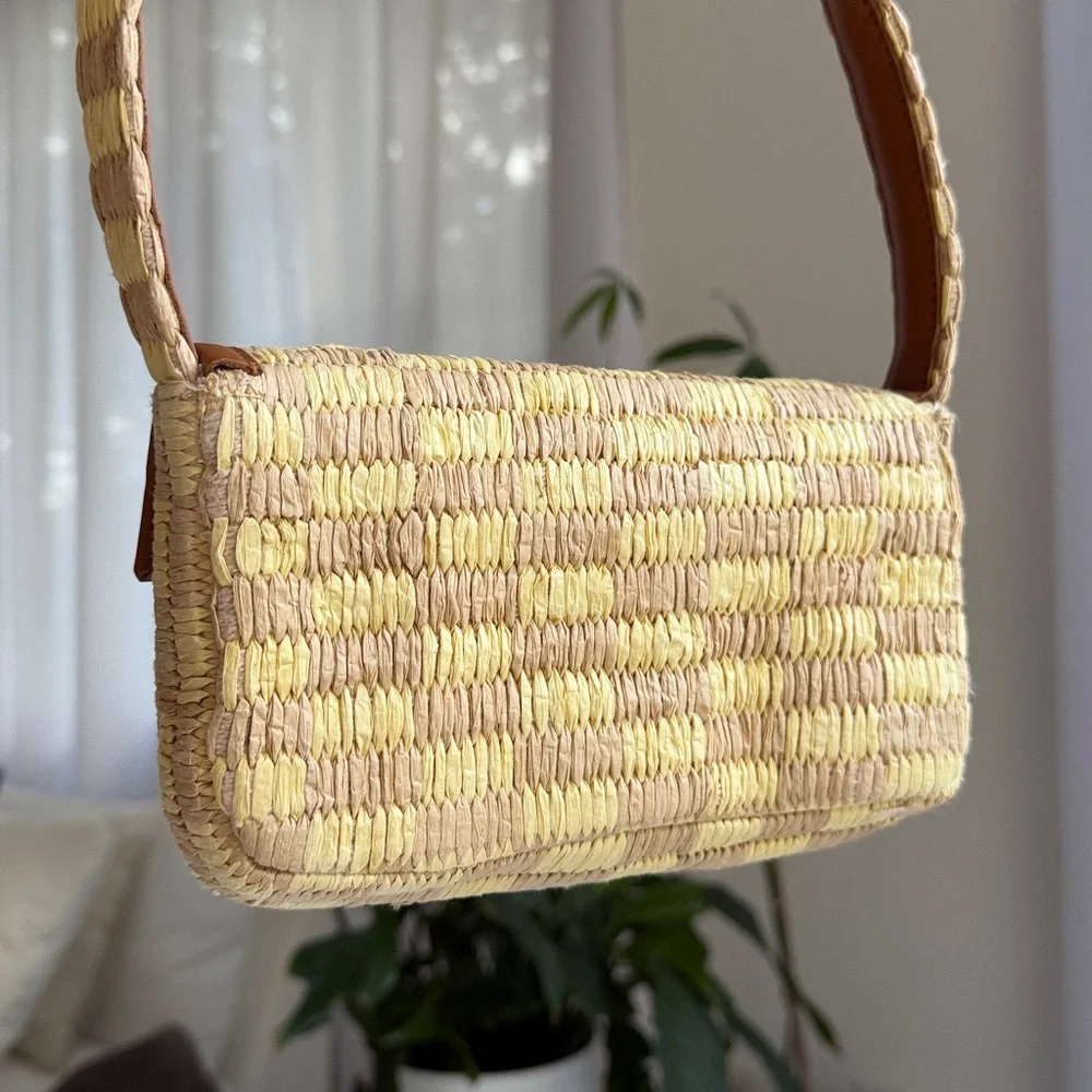 Anthropologie Straw Mini Bag - Picture 5 of 7